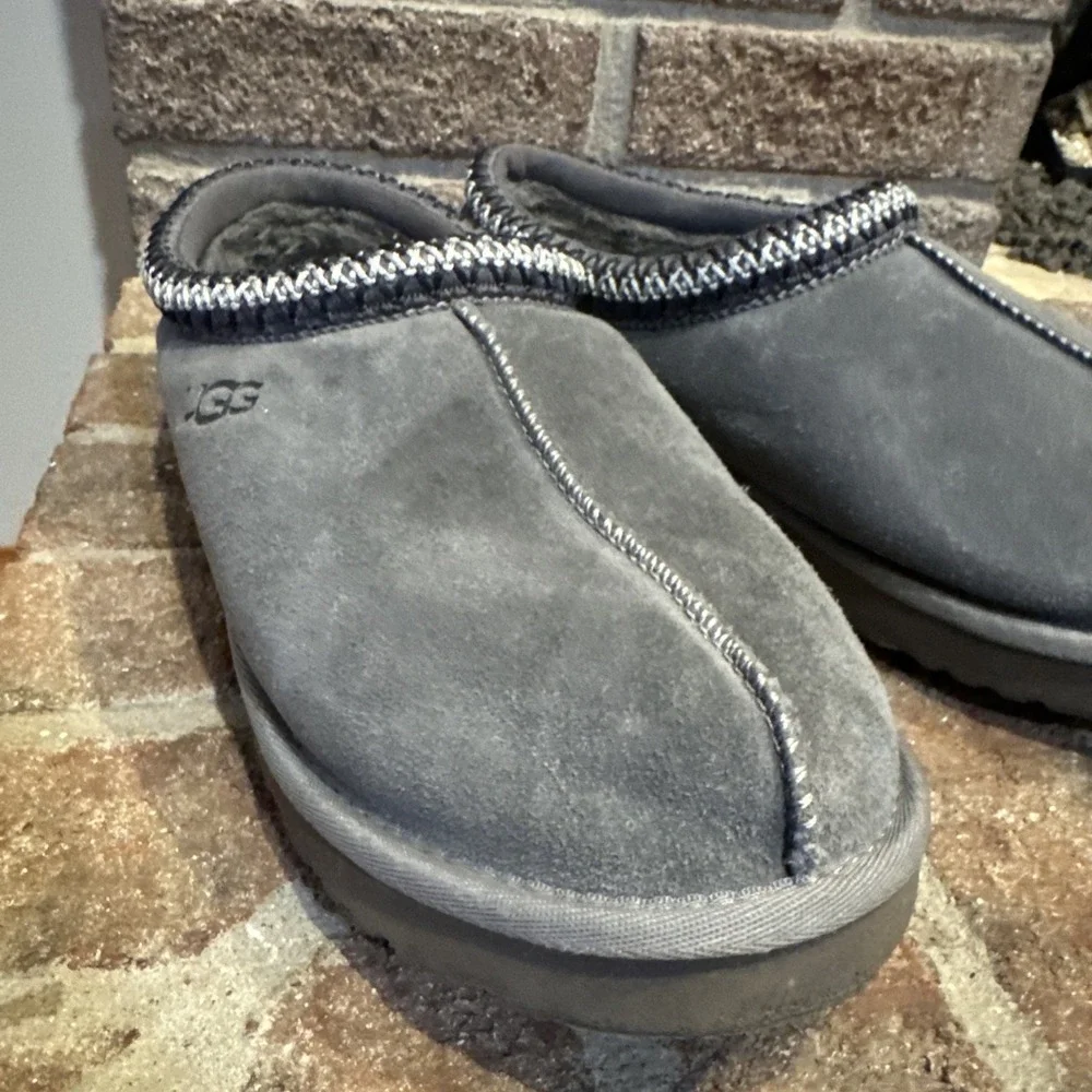 UGG Men's Tasman Grey Slippers Size 9 42EU Slip On #497